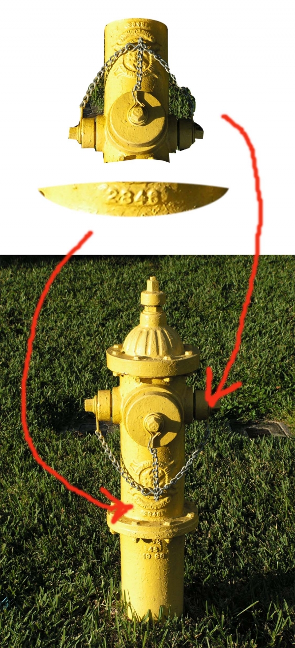 Creation of Hydrant (photoshop excercise): Step 2